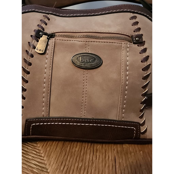 Women's b.o.c Crossbody Bag One Size Beige Brown NWOT - Picture 2 of 6